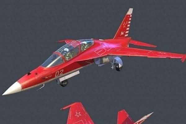 YAK-130 TRAINING PLANE训练飞行3D模型下载（FBX，OBJ）