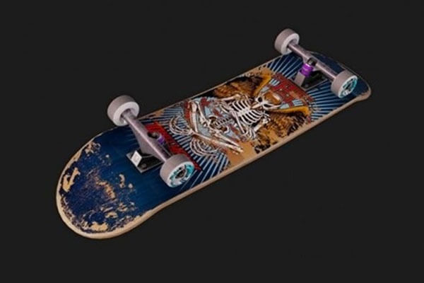 精致的滑板3D模型下载（max,obj,fbx）