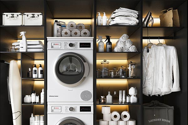 洗衣间全套物品3D模型下载（MAX）