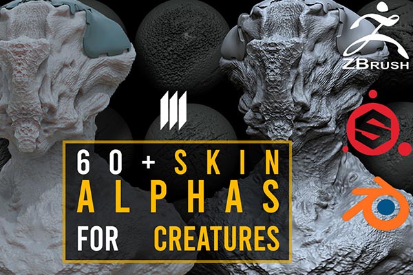 60种个性的皮肤通道文件下载（PSD）