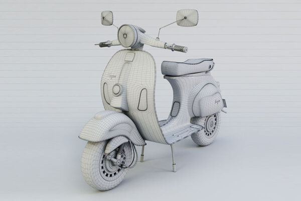 心爱的小摩托3D模型下载（MAX,OBJ）