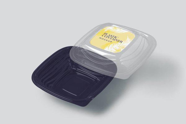 高品质的食品外卖包装设计VI样机展示模型mockups