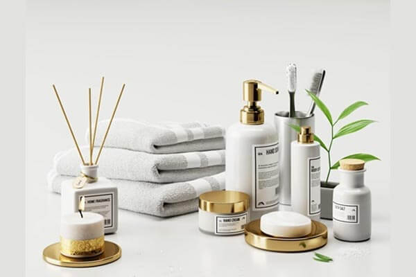 洗漱间常用洗漱用品3D模型配件套装下载（C4D,FBX）