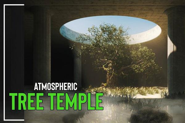 blender如何制作一个带烟雾的梦幻场景教程+工程文件下载（blend）