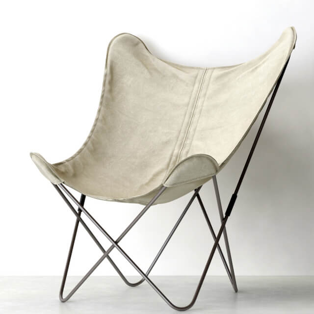 蝴蝶形折叠椅3D模型（OBJ,FBX,MAX）