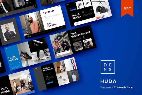 Huda – 运动品牌演示模板