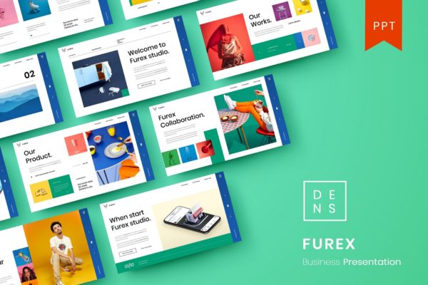 Furex – 产品商务演示模板 (PPTX)