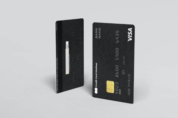 黑色信用卡高端样机(PSD)