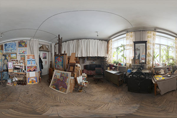 8K级艺术成列品室内HDRI光线图片素材下载(hdr)