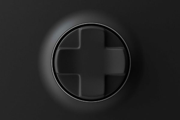 暗黑背景游戏手柄十字方向键位图片素材 (jpg)