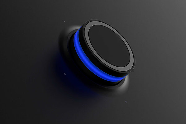 酷黑蓝光调节旋钮图片素材 (jpg)