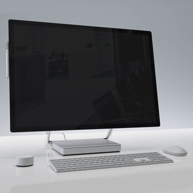 微软Surface Studio 3一体机3D模型（OBJ,FBX,MAX）