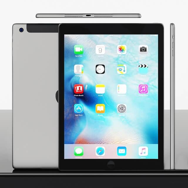 苹果iPad mini 4 3D模型（OBJ,FBX,MAX）