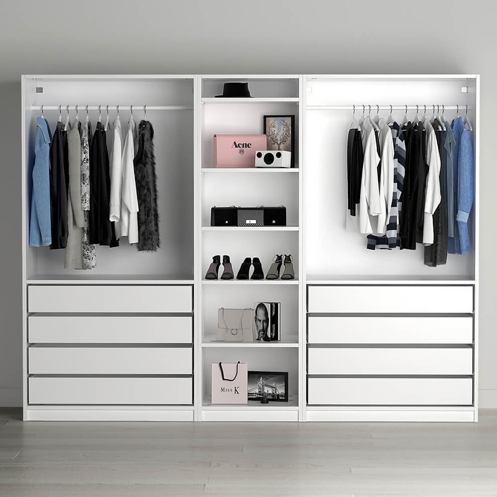 白色衣柜3D模型（OBJ,FBX,MAX）