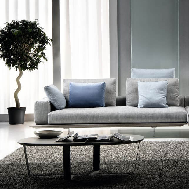 沙发茶几地毯和室内盆景3D模型（OBJ,FBX,MAX）