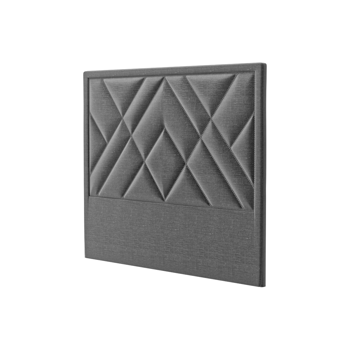 灰色布艺床头板3D模型（OBJ,FBX,MAX）