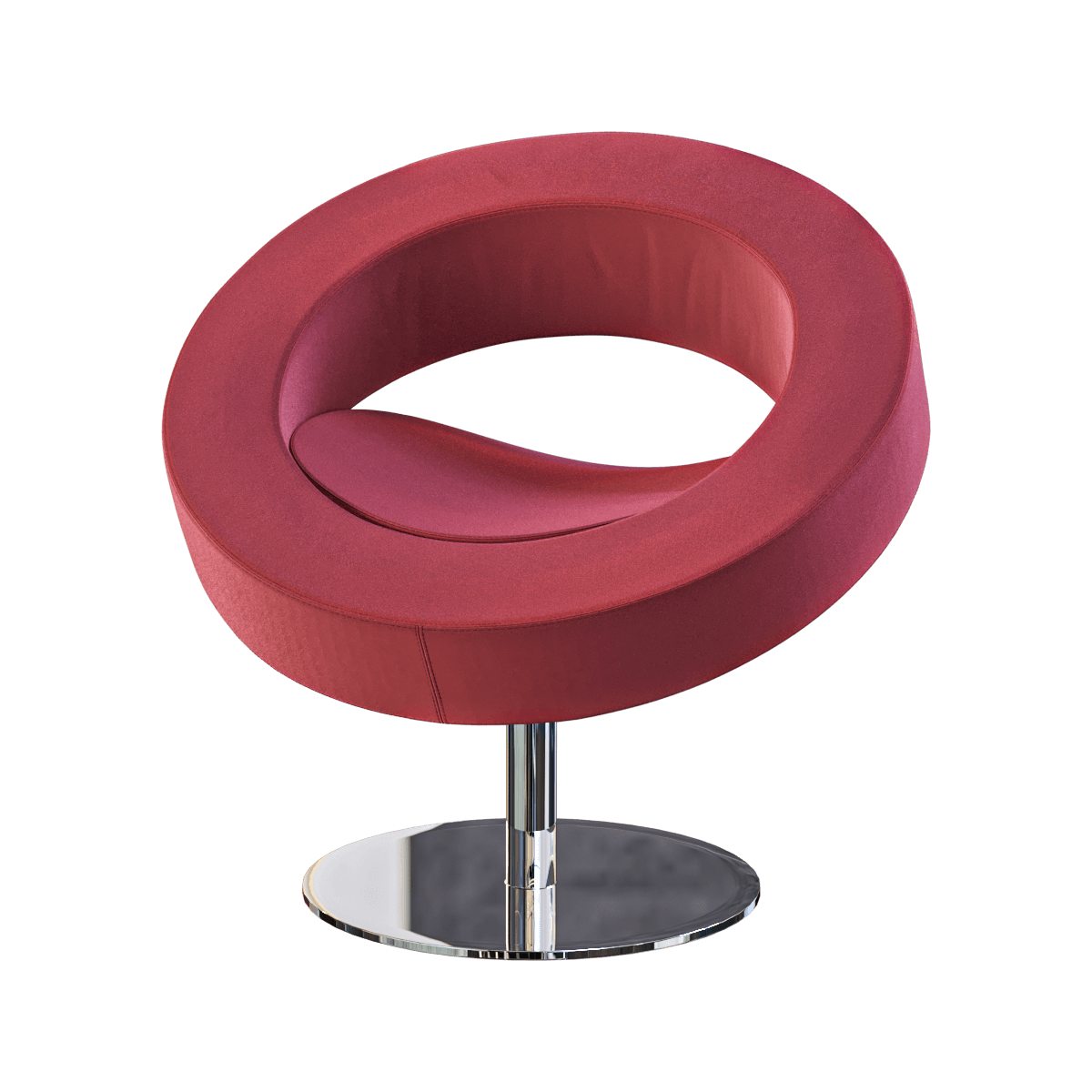 红色Hello扶手椅3D模型（OBJ,FBX,MAX）