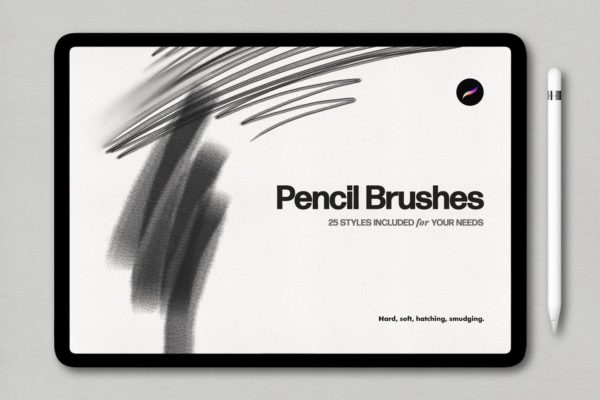铅笔 Procreate 笔刷下载 (brushset)