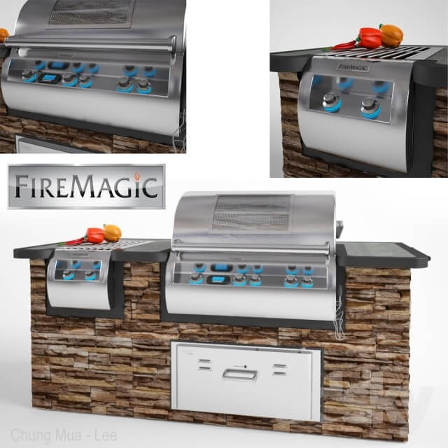 Fire Magic烧烤机3D模型（FBX,MAX）