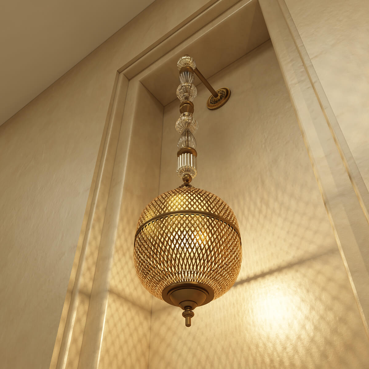 阿拉伯风格的壁灯3D模型（FBX,MAX）