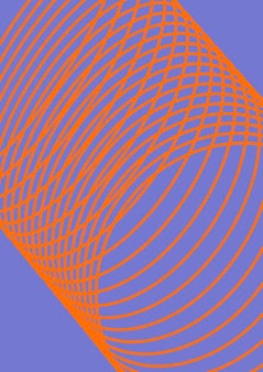 抽象视觉螺旋环封面设计模板[eps]