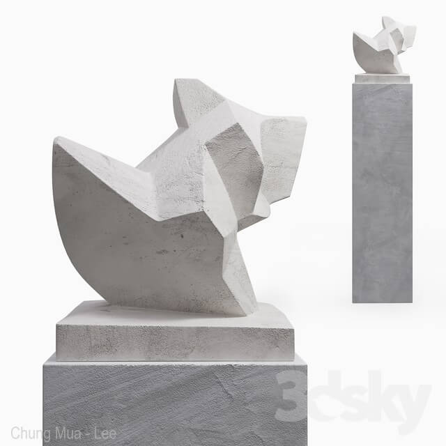 Criver石膏雕塑3D模型（OBJ,MAX）