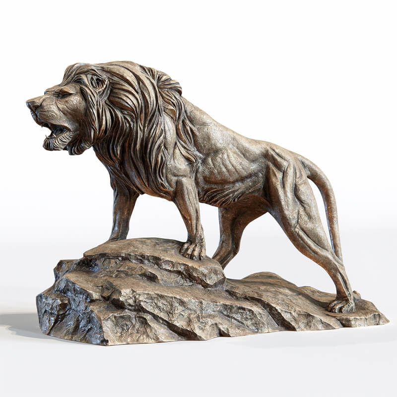 狮子雕像3D模型（OBJ,FBX,MAX）