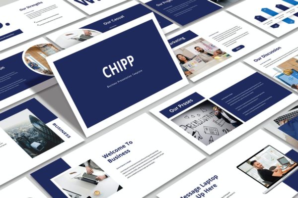 CHIPP – 现代商务主题PPT模板(PPTX,PPT)