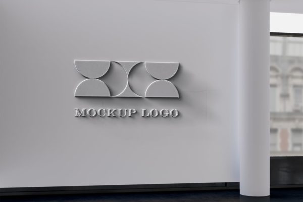 办公室品牌logo模型(PSD)