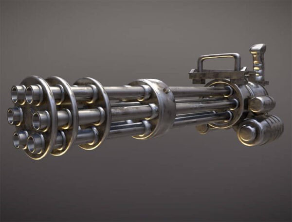 机枪3D模型下载 (Blend)