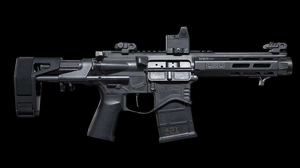 Saint Edge AR15 Pistol冲锋枪步枪3D模型下载 (FBX,MAX,OBJ)