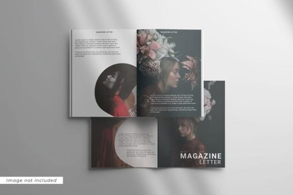 艺术时尚杂志设计模板（PSD）