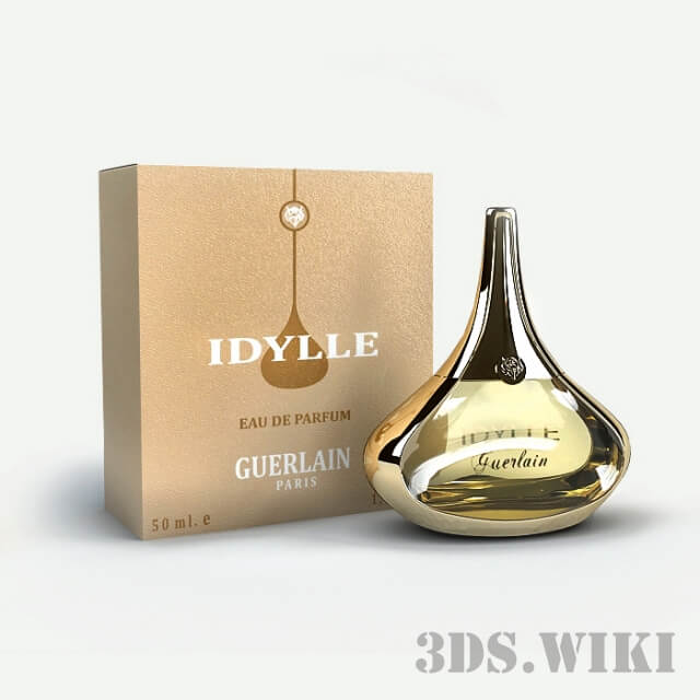 Guerlain Idylle香水3D模型（FBX,MAX）