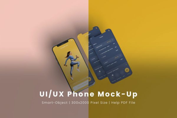 高端UI/UX 手机展示样机