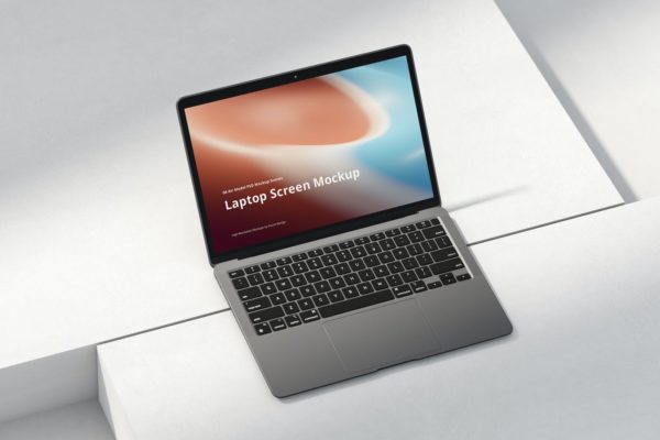 高品质的MacBook Air UI样机展示模型mockups