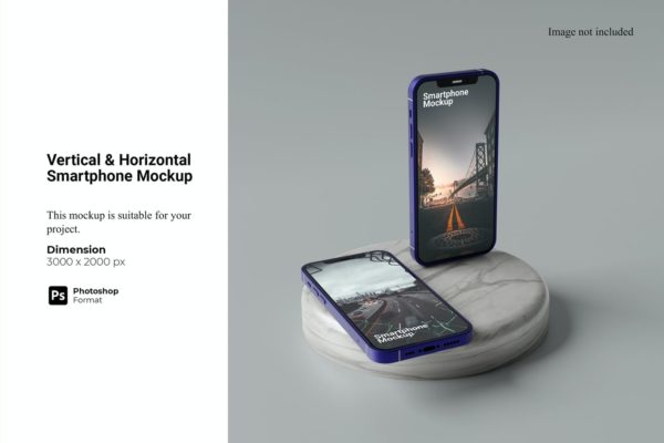 高端手机产品展示模型(PSD)