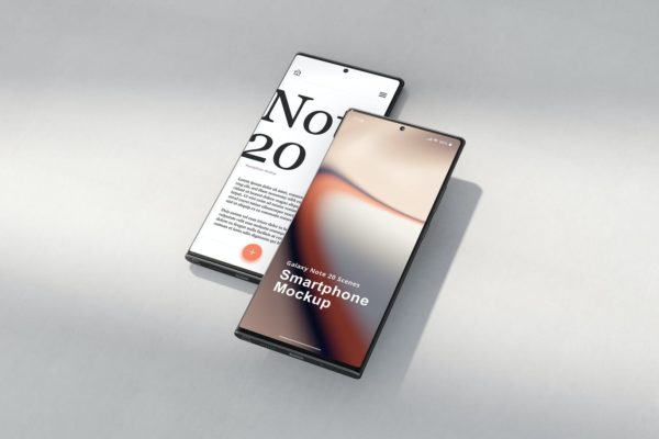 手机Galaxy Note20 屏幕场景模型