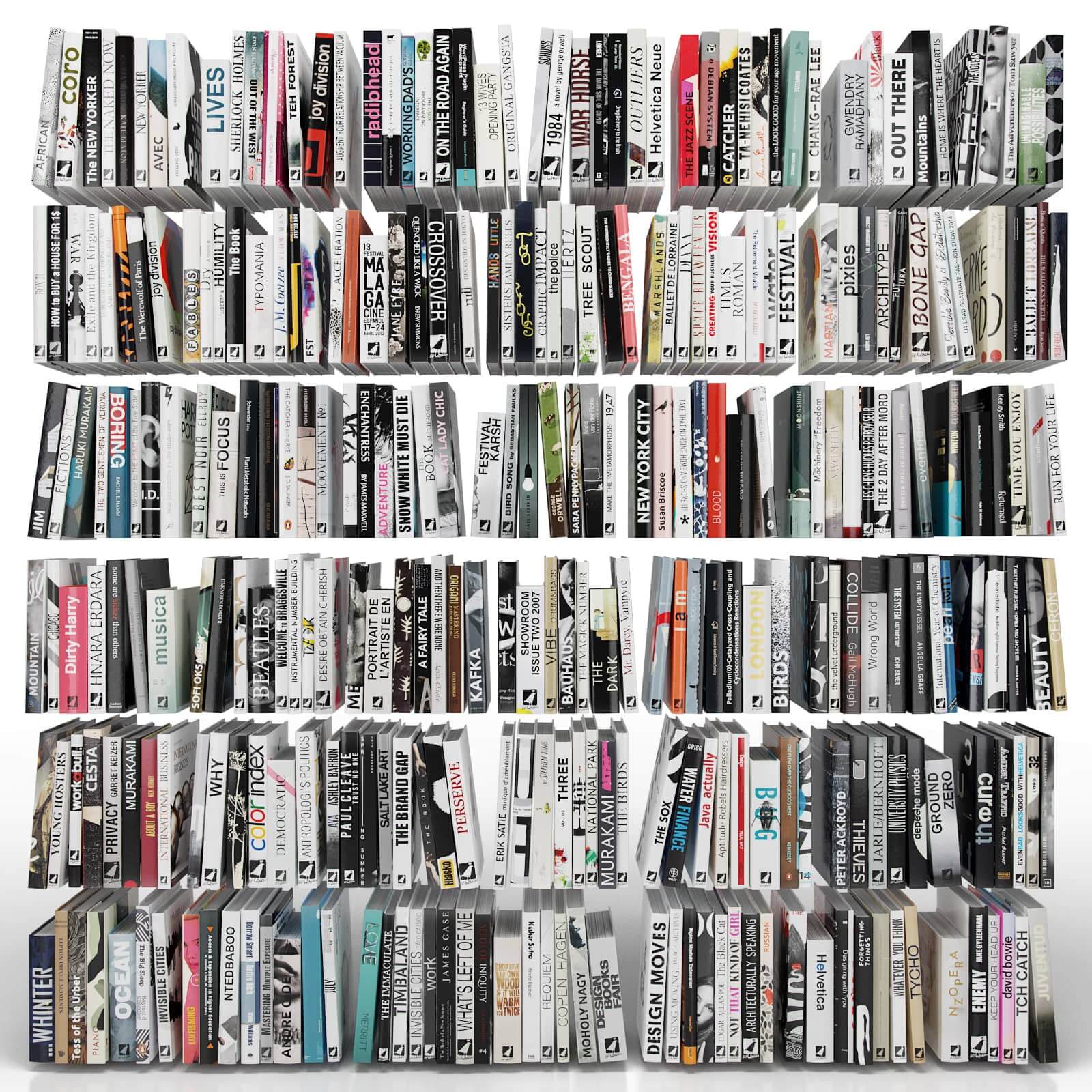 书籍3D模型（FBX,MAX）