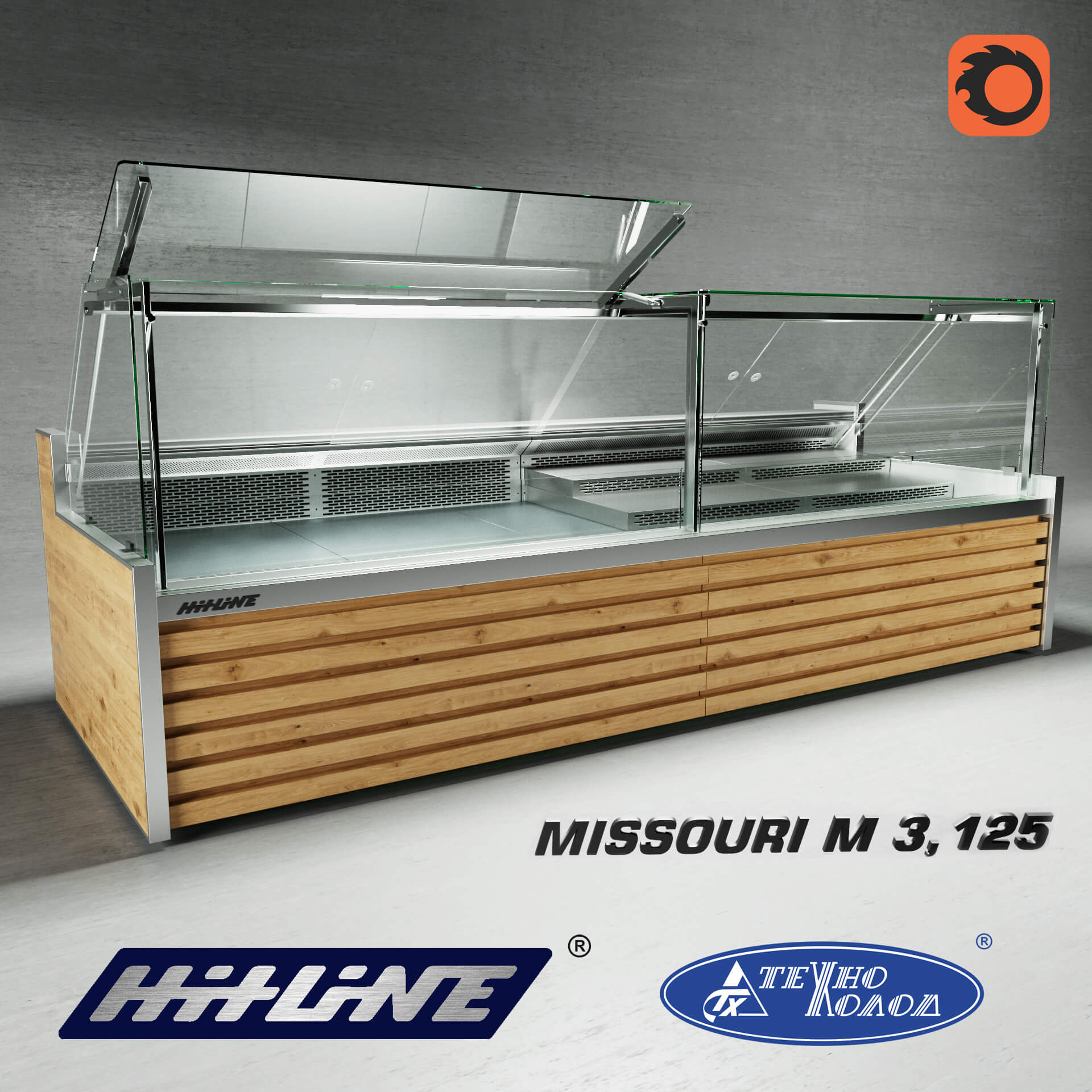 Missouri M 3.125 D冷藏展示柜3D模型（FBX,MAX）