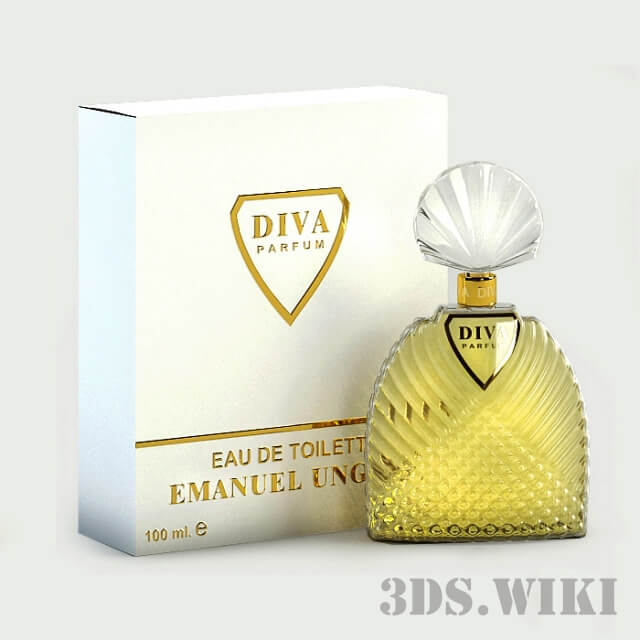 Diva Emanuel Ungaro女士香水3D模型（FBX,MAX）