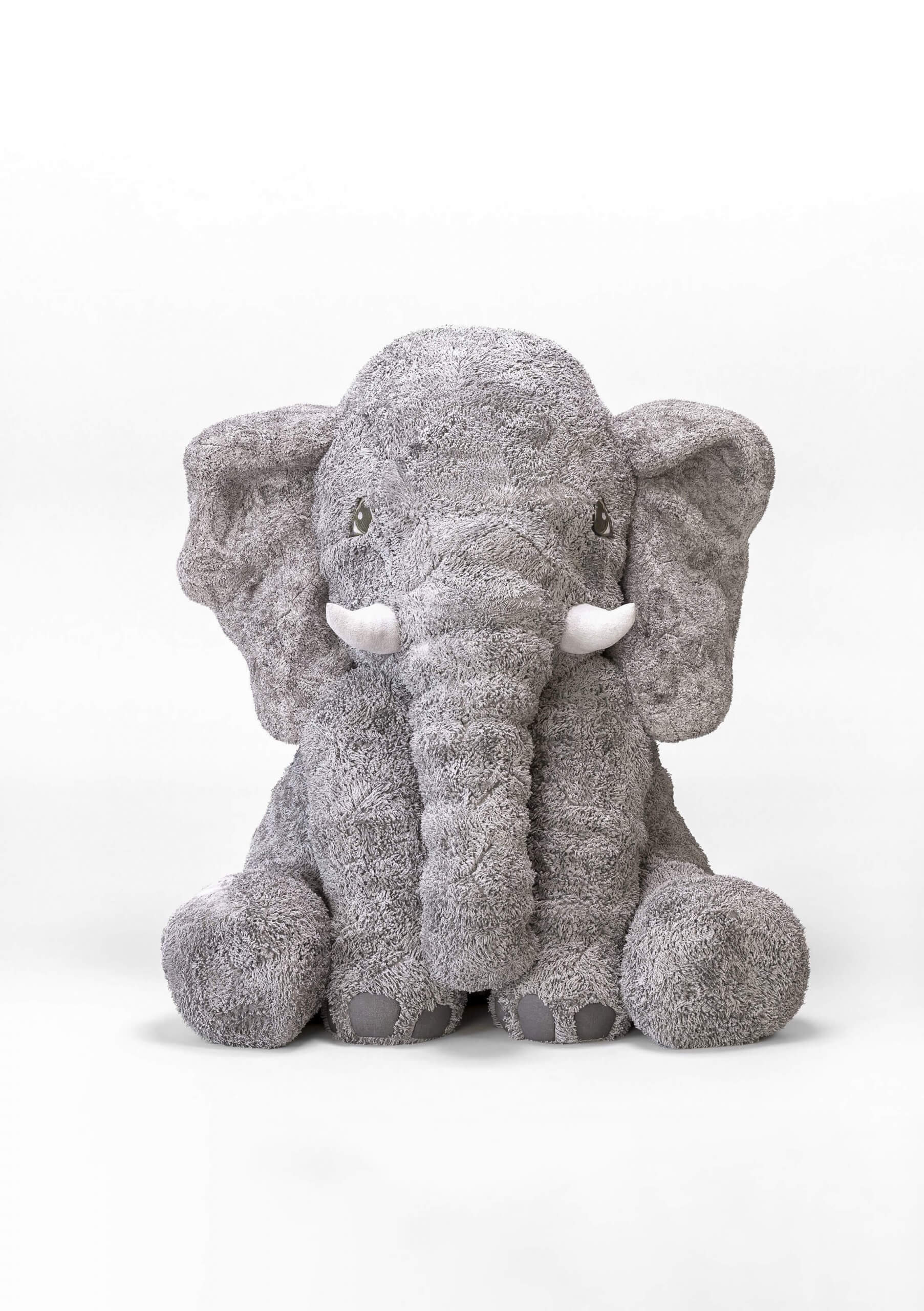 灰色毛绒大象3D模型（OBJ,FBX,MAX）
