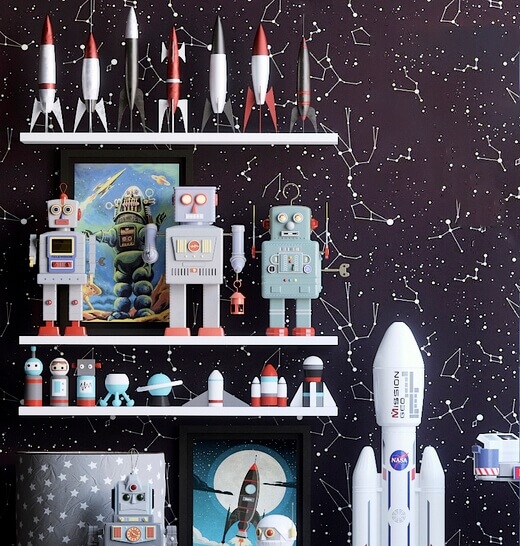 多种太空玩具组合3D模型（OBJ,FBX,MAX）