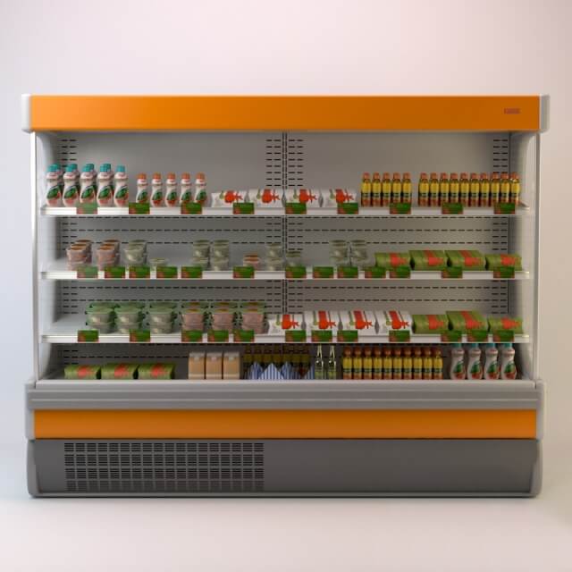 饮料冷柜3D模型（OBJ,FBX,MAX）
