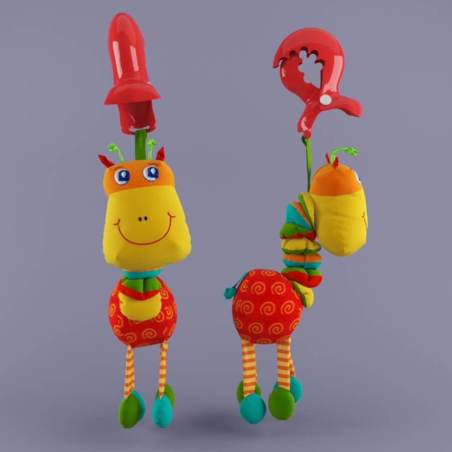 快乐小布偶玩具3D模型（OBJ,FBX,MAX）