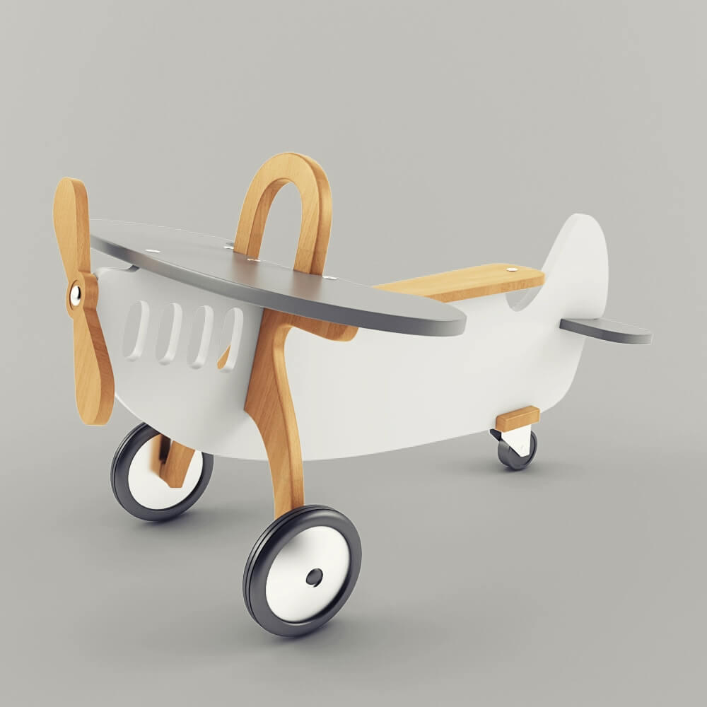 玩具飞机3D模型（OBJ,FBX,MAX）