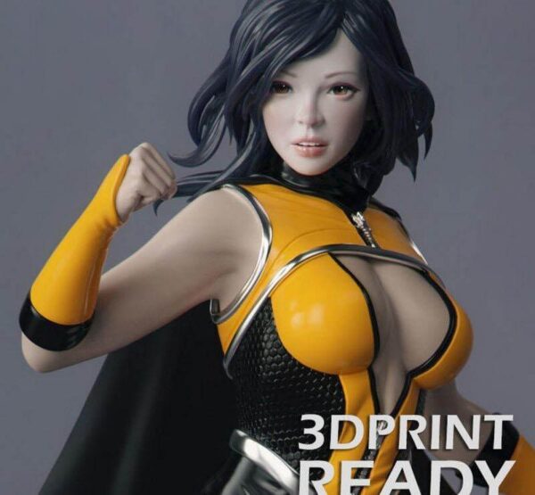 女超级3D打印模型下载 (3D PRINT,STL,OBJ)