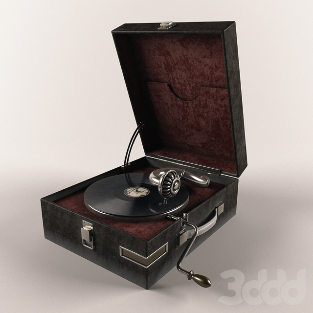 3D-Model-Gramophone-download