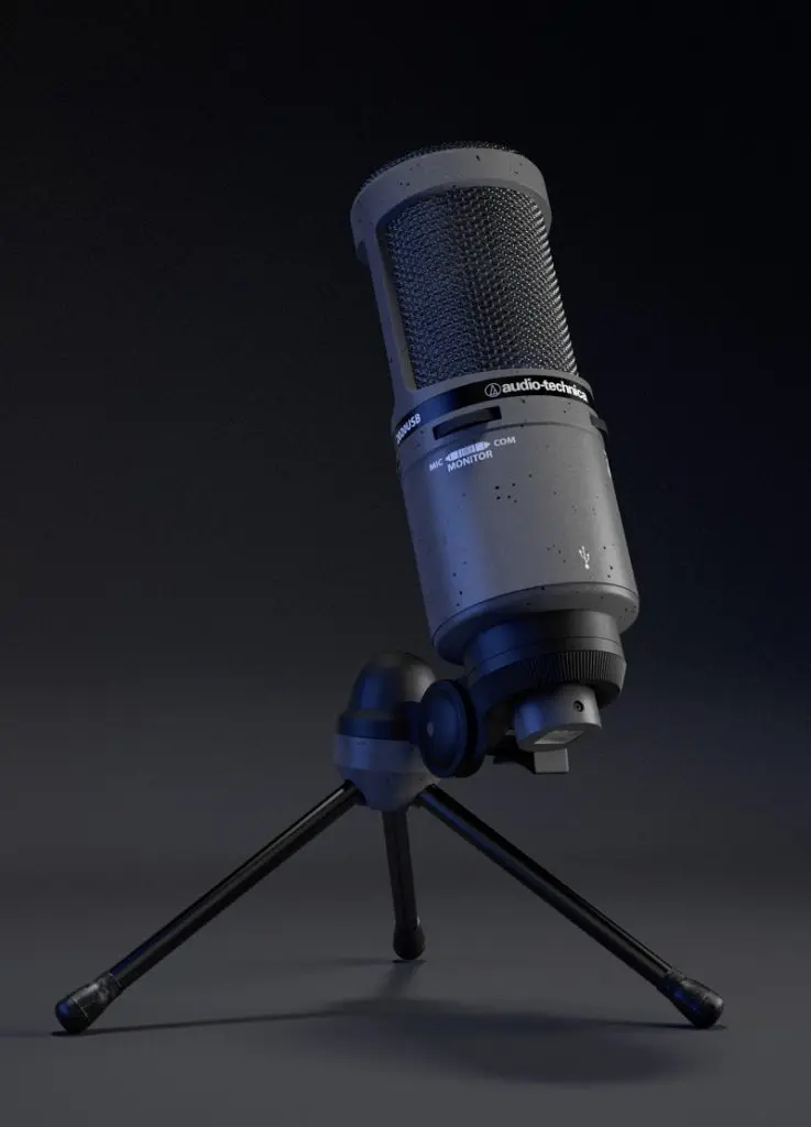 3d-model-Audiotechnica-2020usb-from-Janis-Zemitis