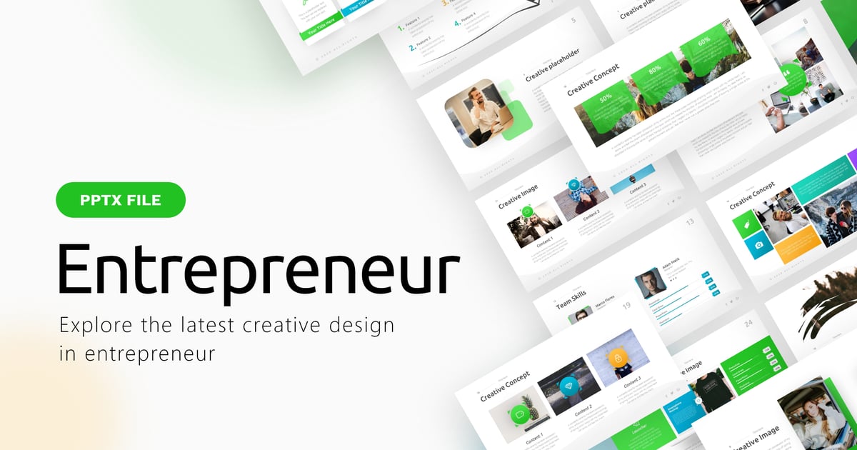 企业家创意商业 PowerPoint 模板