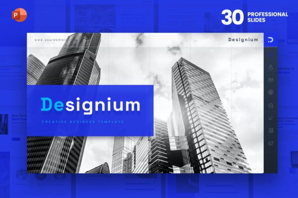 Designium – 简洁现代高端PPT模板 (PPT)